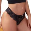 CINOON Женские сексуальные кружевные трусики с низкой талией, стринги, нижнее белье, женское нижнее белье с Т-образной спинкой, соблазнительное нижнее белье