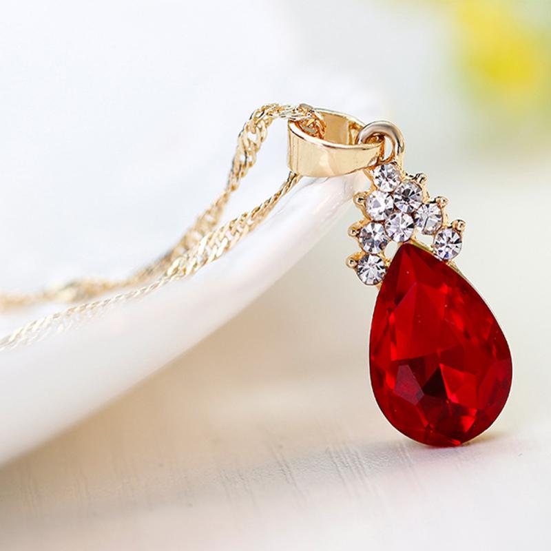 Женское ожерелье с бриллиантами и кристаллами из 2 шт./компл. + комплект сережек