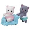 Sylvanian Families Dolls Cat ST Mark Ages 3 and Toy Sylvanian Epoch [Persian Twins] Ni-108 Certified, Up, Dollhouse, Families,
