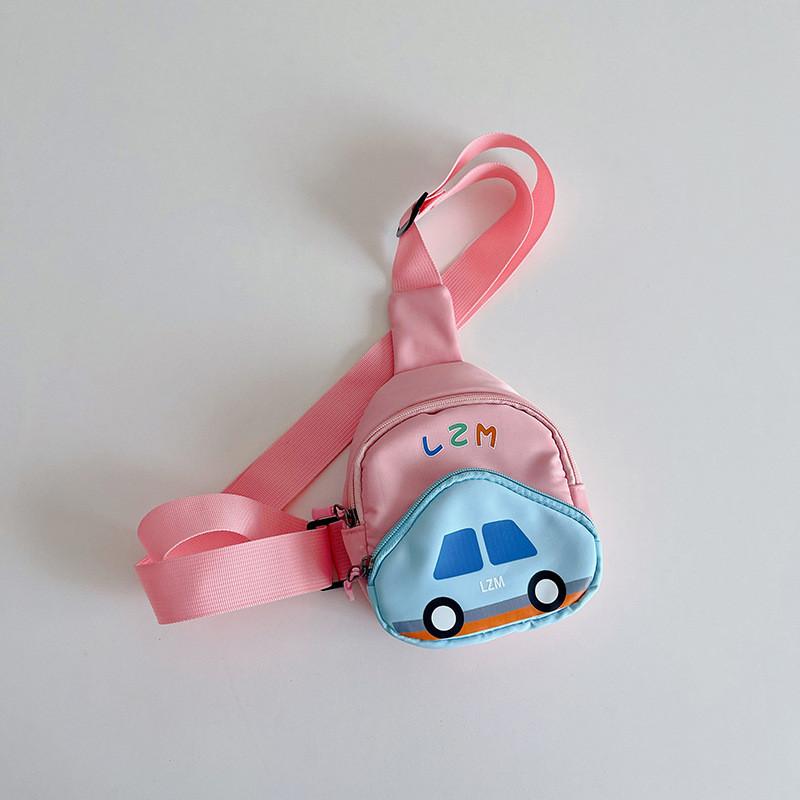 Pattern Childrens Car Canvas Backpack Fun Style School Weekend Bags Outings