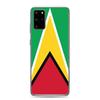 Coque Téléphone - Samsung - Galaxy S23 Plus - Drapeau Guyana - Souple - Multicolore