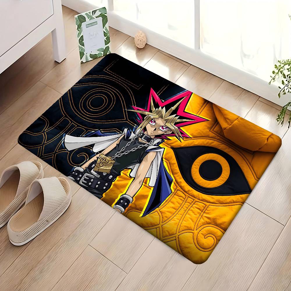 1PC Anime Y-Yu G-gi O-oh Bathroom Mat Anti-slip Absorb Water Long Strip Cushion Bedroon Mat Welcome Doormat