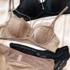 Sexy Hollow Front Buckle Bra Women Underwear Set French Lace Thin Cup Bralette Comfort Gather Push Up Bra and Panties Lingerie