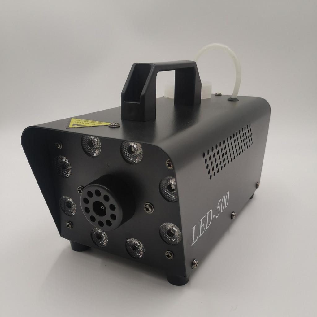 8 LED 500W KTV Stage Lighting Effect Atmosphere Equipment Adjustable Color Smoke Machine Small Halloween Fog Machine