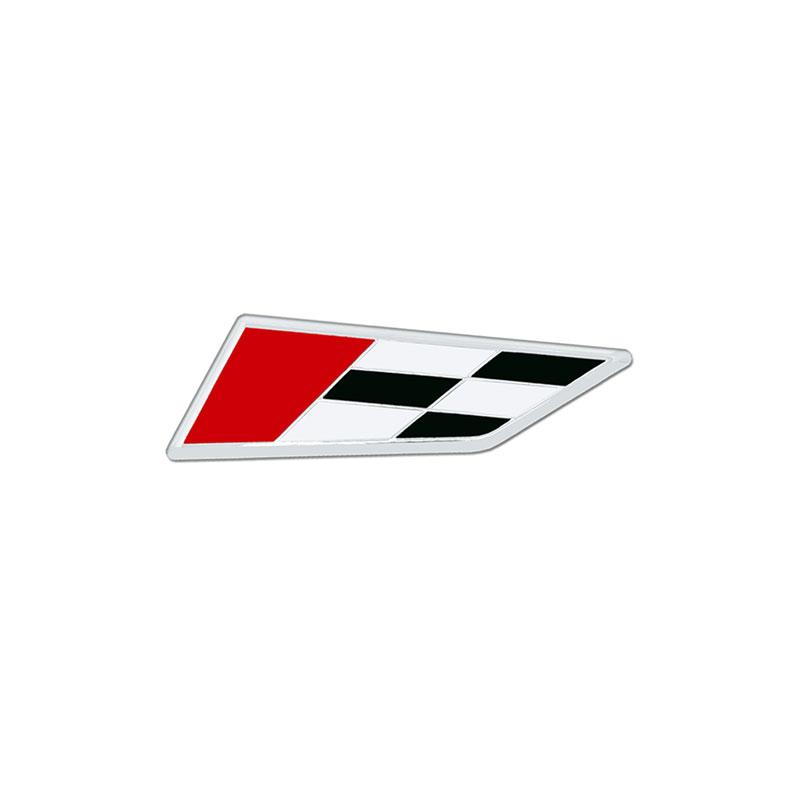 3D Metal Car Rear Trunk Race Flag Emblem Fender Rear Nameplate R 300 Badge Sticker For Seat Leon Cupra Ateca Arona Ibiza Altea