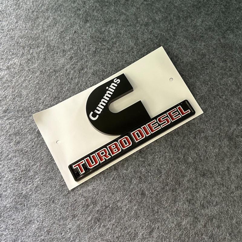 Совместимые наклейки для пикапов Dodge: Логотипы RAM 1500, 2500 и CUMMINS, Боковые шильдики из АБС-пластика.