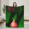 Wicked Fiyero Gates Of Shiz Poster Blanket Fleece All Season  Portable Lightweight Throw Blankets for Bedding