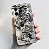 Phone Case For TCL NxtPaper 70 Pro Bumper Black Silicone Shockproof Soft Casing Pattern New Design Love Moon Pattern Cover