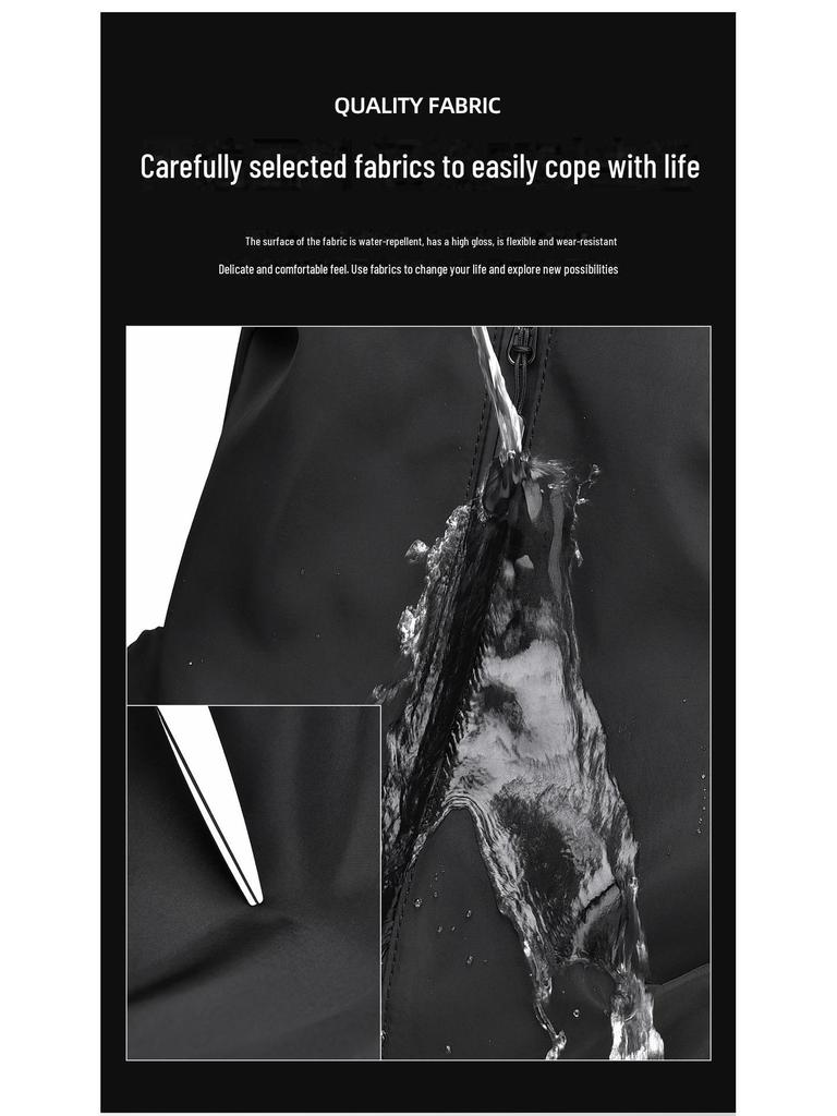 Мужской повседневный рюкзак в корейском стиле: Модный, легкий и простой для студентов и поездок на работу.