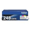 Pack Toner Standard - BROTHER - TN248VAL - Cyan Magenta Jaune Noir - 4x1000 Pages