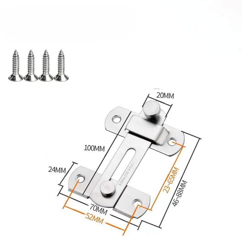 1 шт., защелка для раздвижной двери амбара, защелка для раздвижной двери под прямым углом, дверной болт, защелка для окна шкафа, винный холодильник, защелка для детской безопасности