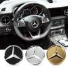 Для Mercedes Benz 52 мм 57 мм Наклейка-значок на руль автомобиля Замена Декорация для Mercedes Benz AMG A B S R G GLK GLA CLA