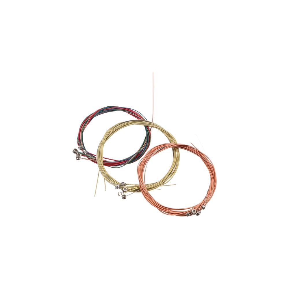 6 Strings Acoustic Guitar Strings Brass Folk Guitar Strings Durable Guitar Steel Strings Guitarist