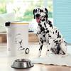 CURVER Conteneur à croquettes pour chien à roulettes 20 kg - 54L - Le diner et servi
