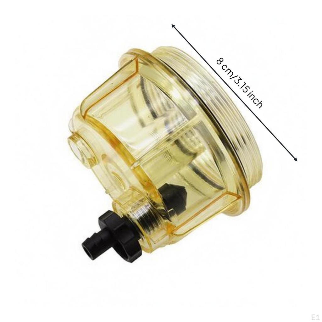 Прозрачный Сепаратор Масла и Воды Чашка Сливной Кран Янтарная Резьба Кулинарный Верхний Инструмент