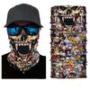Skull Multi Bandana Bike Motorcycle Scarf Face Mask Ski Sports Headwear Custom Fleece Polar Bandana