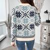 Knitwear Autumn and Winter Casual Women's Pullover Jacquard Sweater