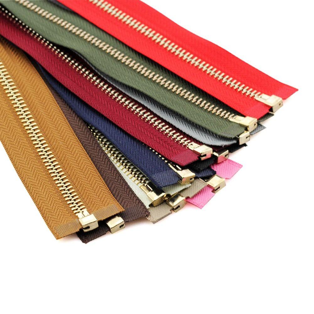 Copper Zipper Teeth Metal Zipper 70/90cm Wide Zipper New Jacket Long Zips for Coats Jackets Sewing