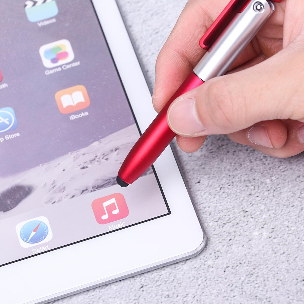 Light Electronics Stylus Pencil Touch Screen Pen Capacitive Pen Mobile Phone Stand Ballpoint Pen