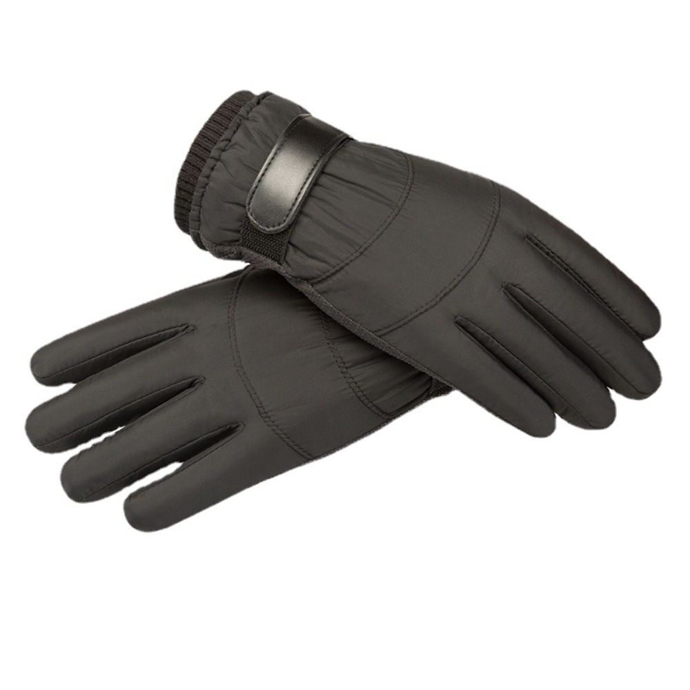 Держите в тепле Мужские варежки Водонепроницаемые перчатки для вождения Простые зимние лыжные перчатки Женские