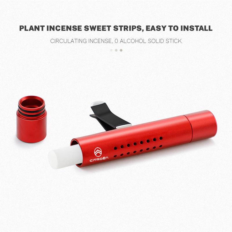 Car Air Outlet Perfume Clip Vent Diffuser Lasting Solid Aromatherapy For Citroen C6 C4 C3 DS3 DS5 RD3 Cross Cactus Saxo Jumpy C8 ajy256