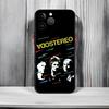 Чехол для телефона Rock Band S-SODA STEREO Черный Матовый Тонкий Чехол для телефона Для iPhone17 16 15 14 13 ProMax