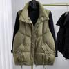 Европейский пуховый жилет из хлопка, женская зимняя новая одежда, интернет-знаменитости, модный тренд, жилет-стример, хлопковое пальто