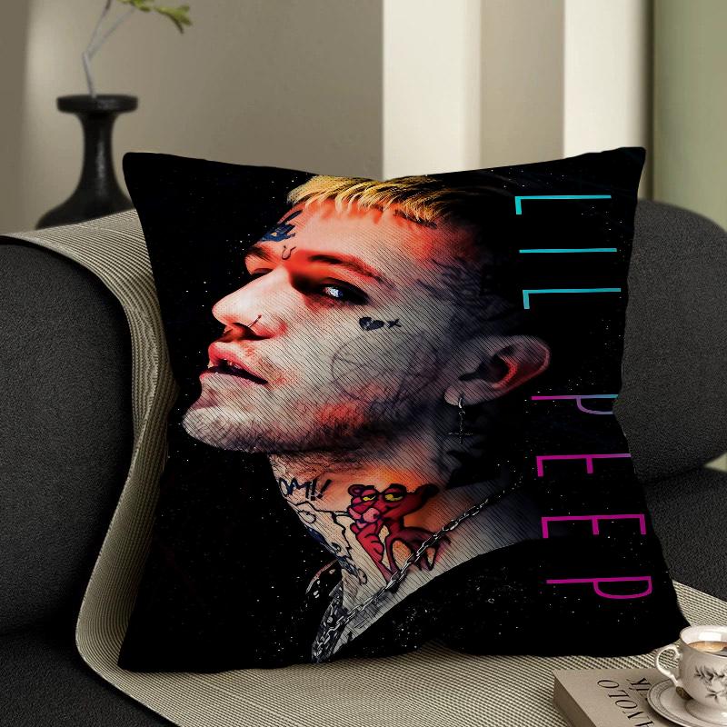 Подушка Lil Peep Подарок Декор для дома и офиса Подушка для спальни, дивана, автомобиля Наволочка