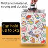 10Pcs New Cartoon Gift Bags Kraft Paper with Handles Snack Packaging Bag Lucky Eco-Friendly Shopping Bags Gift Wrapping
