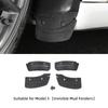 LUCKEASY For Tesla Model Y 2020-2025 Invisible Mud Fenders Modification Car Exterior Accessories Model 3 2025 Mudguards 4Pcs