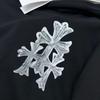 8602 CHROME HEARTS 2025 New Spring and Autumn Plus-size Thin Style Classic Style Logo Hooded Sweatshirt for Couples