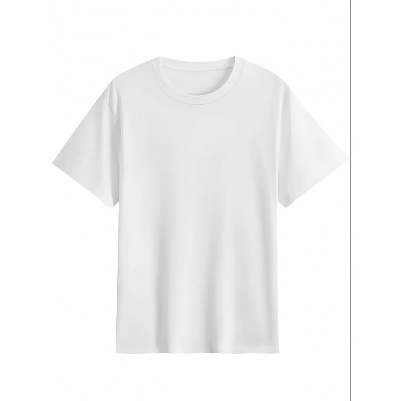 Cheap Tees Men's Relaxed Crew Neck Tee Featuring A Shih Tzu Dog Graphic with The Phrase I Love Dad Short Sleeves A Fit Suitable for All Seasons In