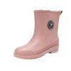 Waterproof Rain Boots for Made with New PVC Material and Thick Rubber Fashionable Short Boots for Outdoor Car and Kitchen Size Figures Based On