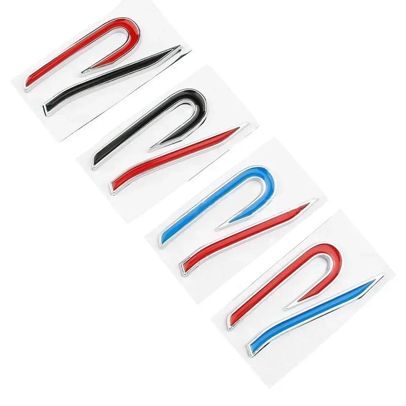 RUNTB1 Metal Car Decals for Volkswagen VW R Line Golf 8 Beetle Scirocco Passat Sharan Tiguan Jetta Trunk Sticker Fender Side Badge
