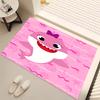 1pc B-Baby Shark Print Area Rug - Soft, Washable Non-Slip Indoor Mat, Living Room, Home Office Decorative Rug,Office Decorative