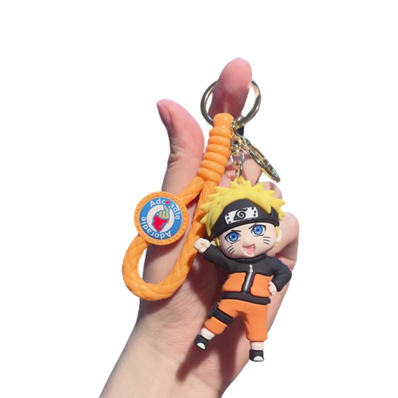 Индивидуальная упаковка Милый Наруто ПВХ Брелок Кукла Подвеска Брелок для ключей автомобиля Оптовая торговля