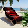 Clube de Regatas do Flamengo Print Beach Towel, Large Soft Quick Dry Towel for Beach Camping Swimming