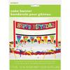 Plastic Bunting Birthday Cake Topper