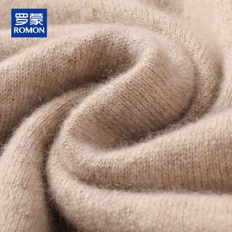 ROMON Мужской пуловер из 100% кашемира с полувысоким воротником