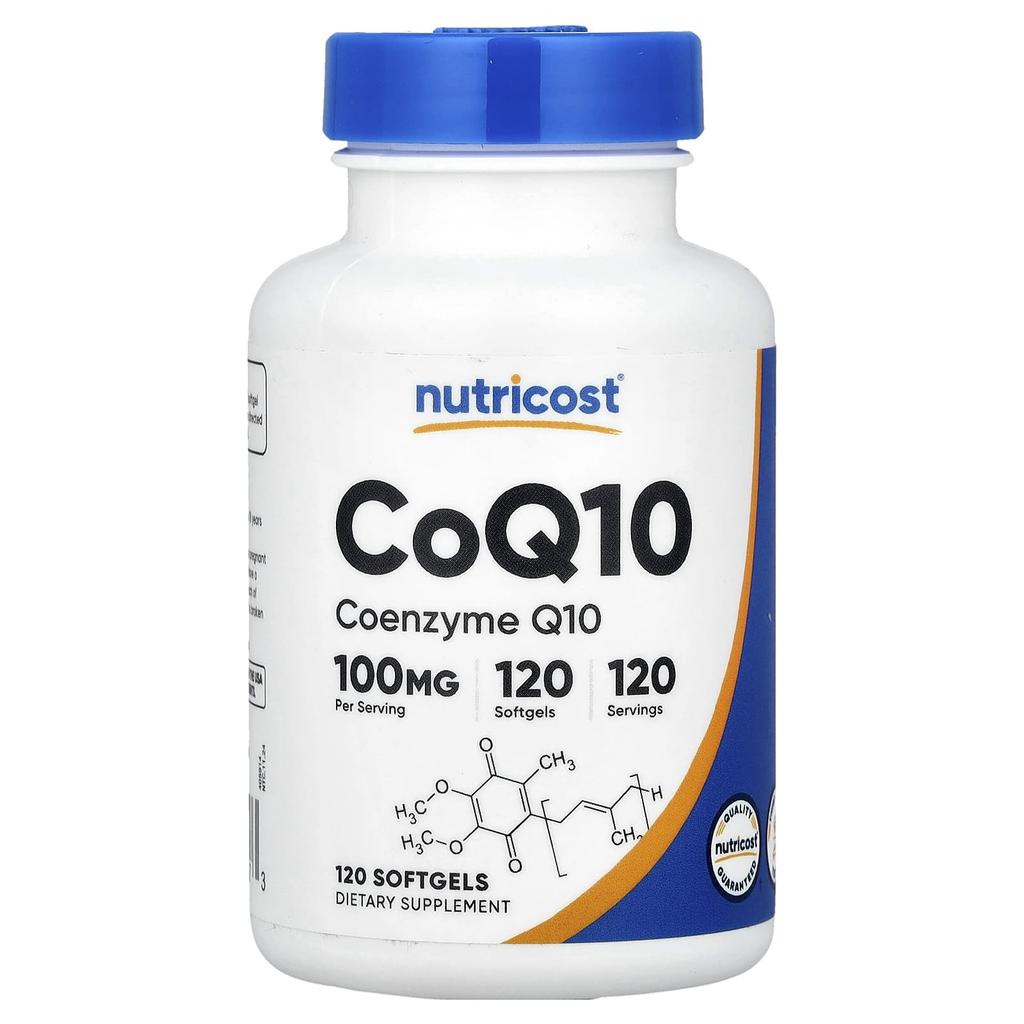 Коэнзим Q10, 100 мг, 120 мягких капсул