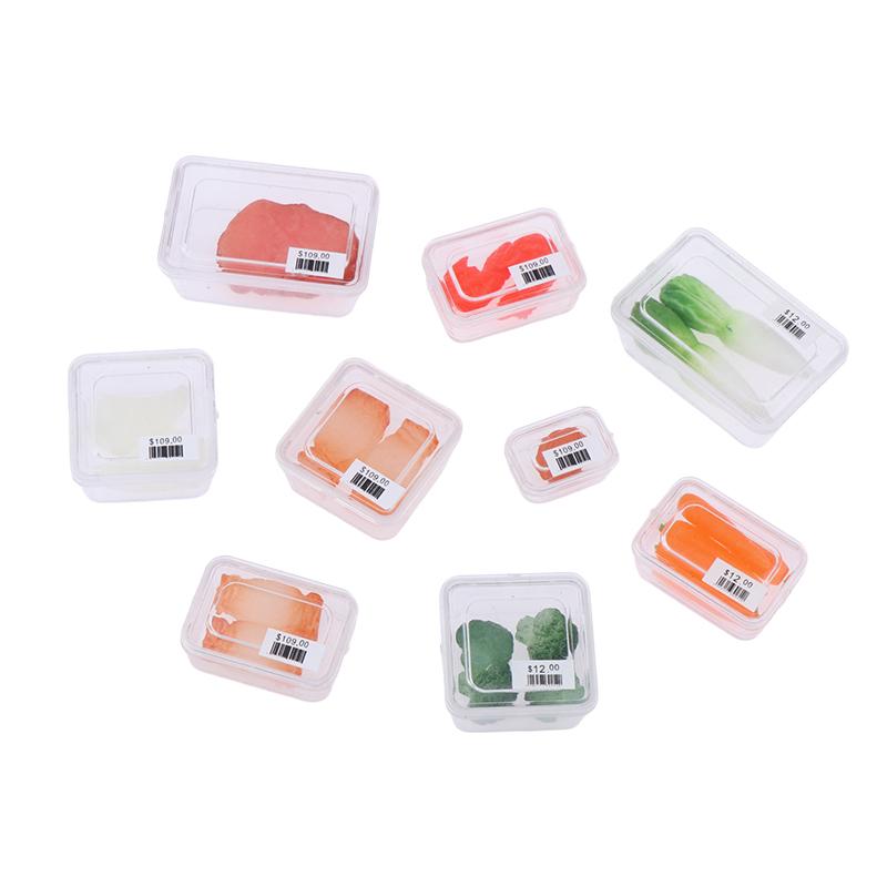 1Box 1:12 Dollhouse Miniature Vegetable Seafood Food Model Shark Fin/Abalone/Shrimp/Pork Belly/Carrot/Broccoli Kitchen Decor Toy