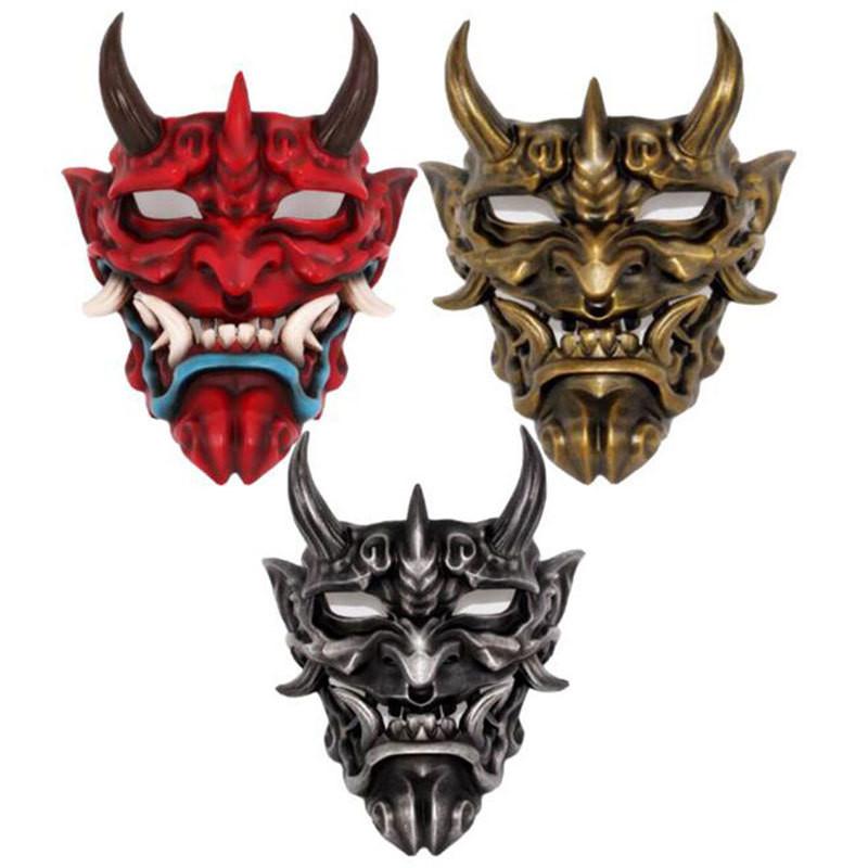 Маска ужаса на Хэллоуин с клыками для костюмированной ролевой игры