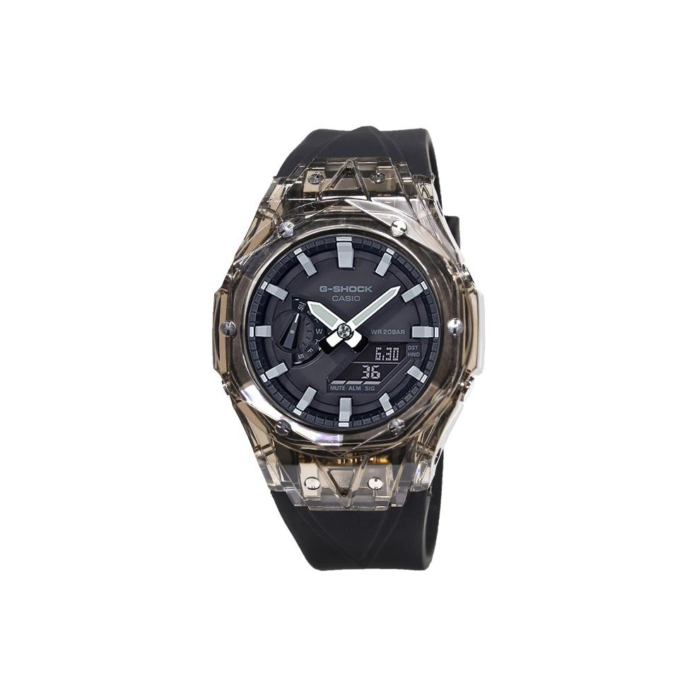 Casio Унисекс Черные Часы GA-2100-1A-