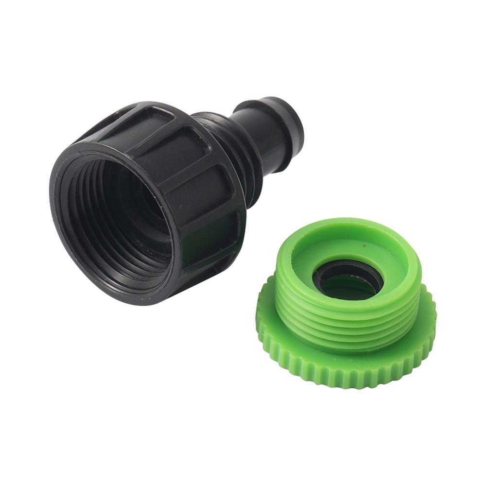 Garden Irrigation System 1/2" to 3/4" Female European Standard Thread Locked Connector DN16 Pipe 8/11mm 4/7mm Hose Splitters