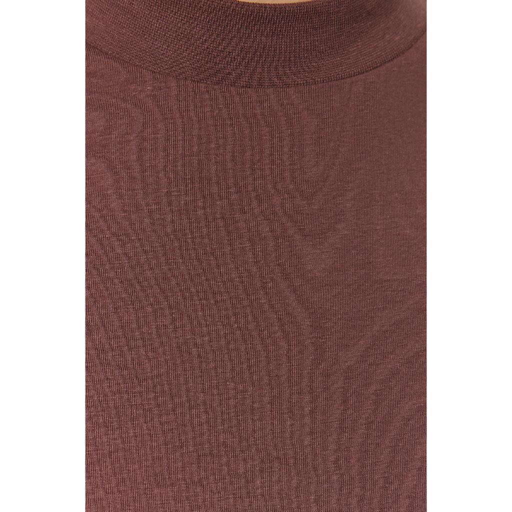 Комплект из двух бело-черных трикотажных футболок с воротником стойкой из 100% хлопка Twoss20ts1500