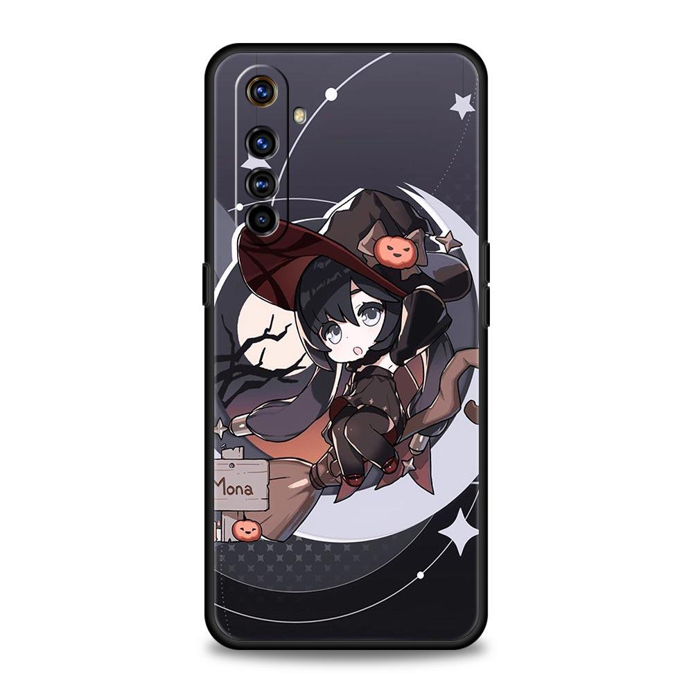 Милый чехол Genshin Impact Xiao для Realme 9, мягкий чехол для Realme 9, 8, 7, 6 GT2 Pro Plus, чехлы для телефонов 5G 8i 9i C3 C21 C11 C25, чехол
