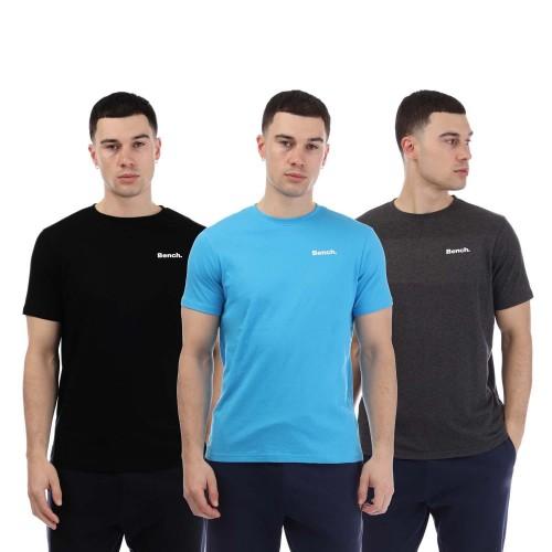 Bench Mens Lirrik Logo T-Shirt (Pack of 3)