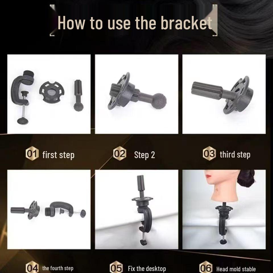 Тренировочная голова для макияжа и причесок: для свадебных, высоких причесок, плетения кос и исторических стилей