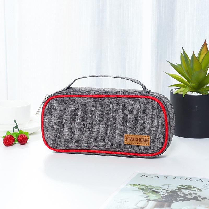 Водонепроницаемая сумка-охладитель для инсулина с 2 многоразовыми гелевыми аккумуляторами холода, портативная дорожная сумка-контейнер для инсулина, термоизоляционный бокс для лекарств