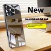 For iPhone 16 Pro Case Electroplating PC Phone Back Cover with Camera Lens Protector